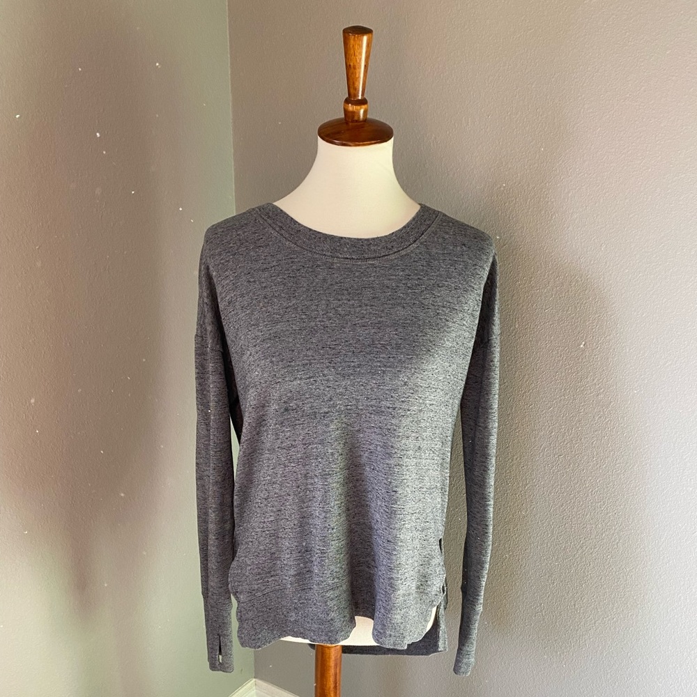 gray sweater